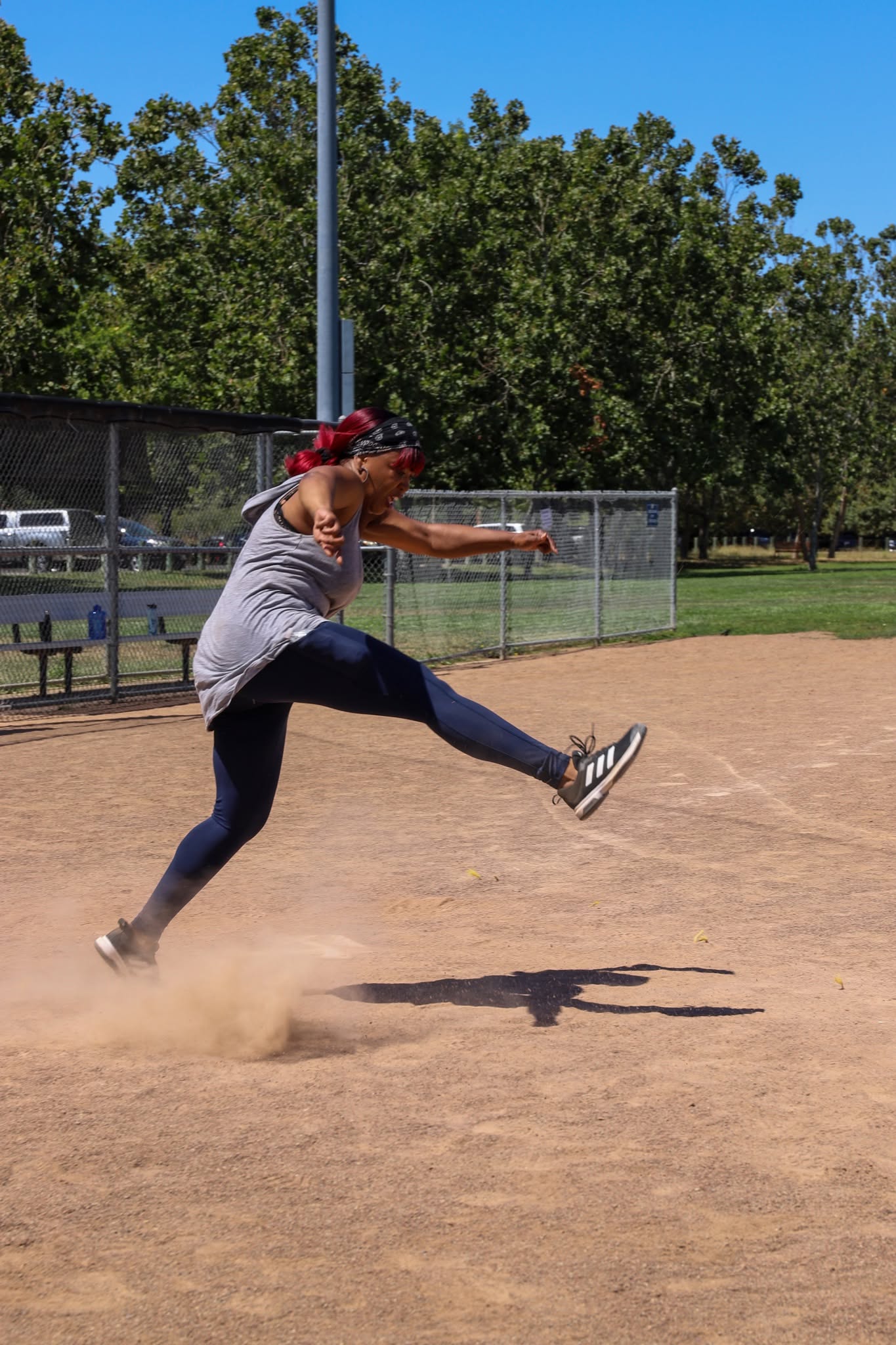Healthy Living Ministry participant at an outdoor activity