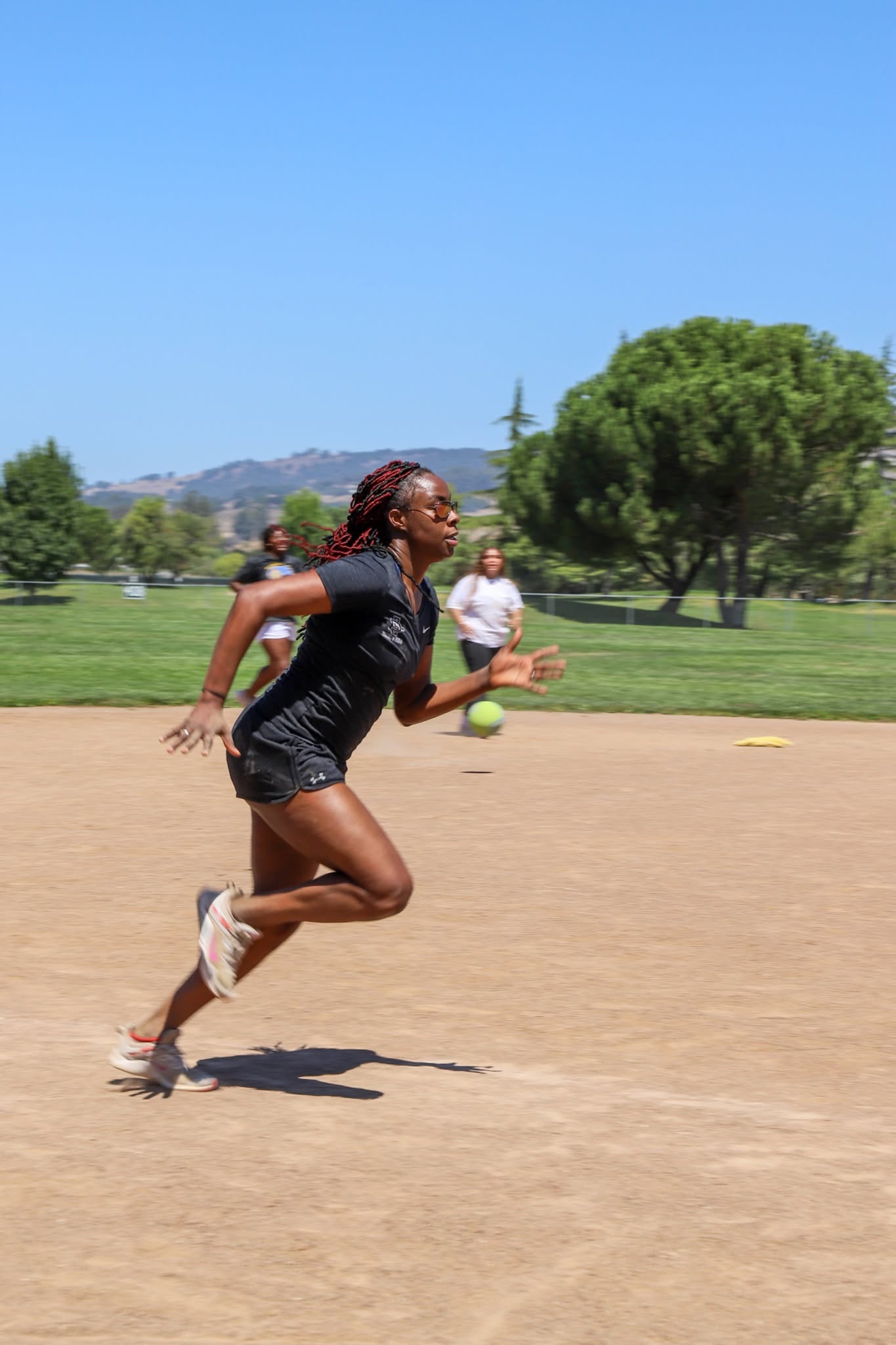 Healthy Living Ministry participant running outdoors