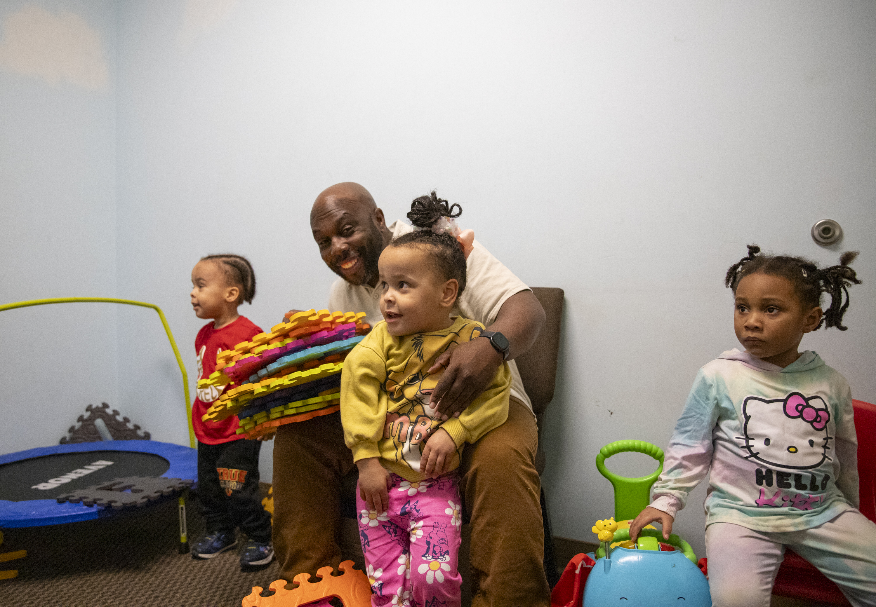 Young children enjoying time together in Noah's Ark